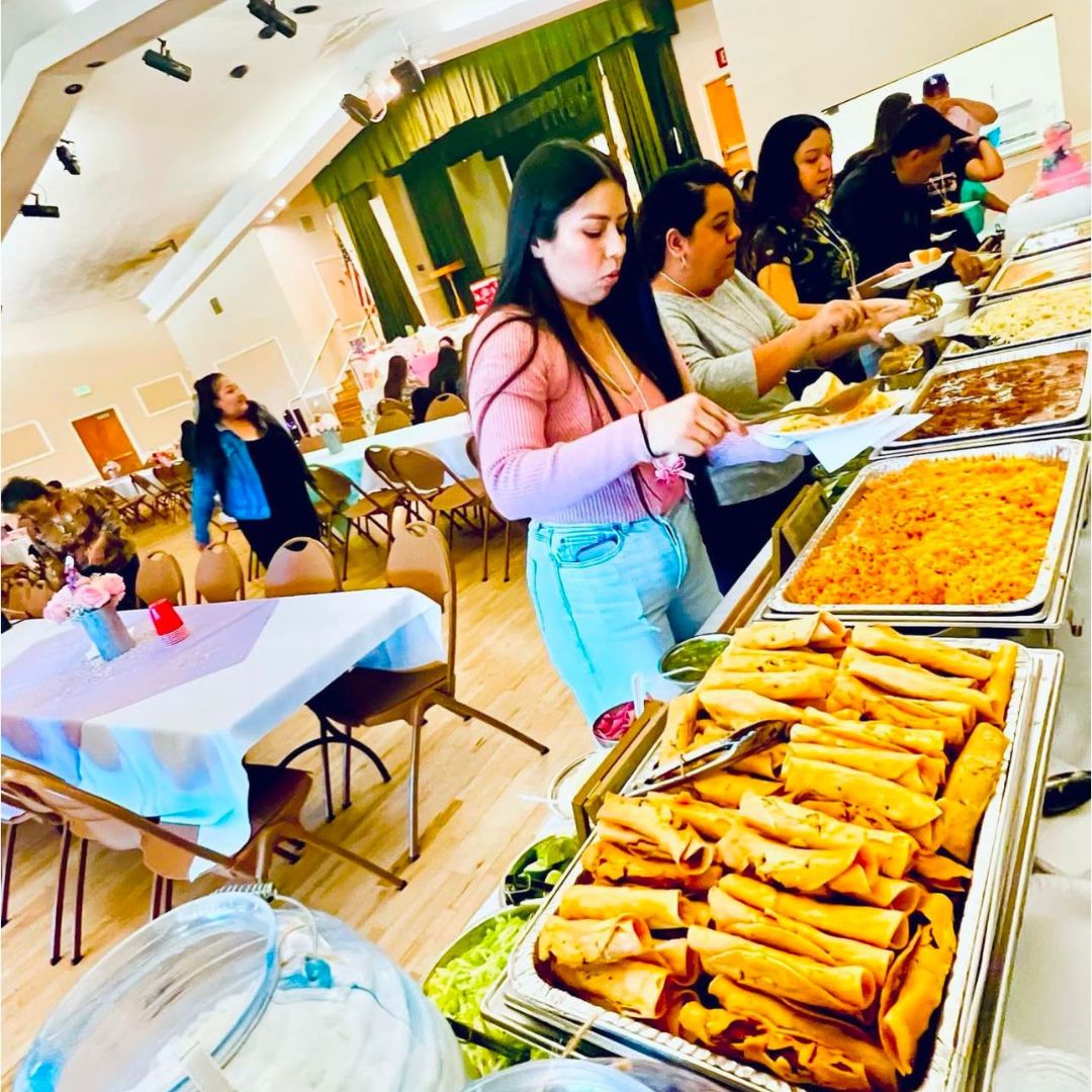 Tacos de guisado para eventos, variedad de guisados caseros